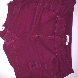 COPY - Distressed refuge shorts